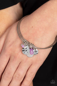 Bracelet Bangle,Purple,Silver,Secret Paradise Purple ✧ Bangle Bracelet
