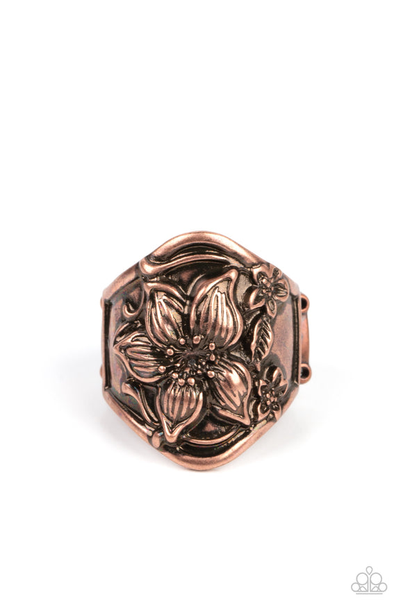 Hibiscus Harbor Copper ✧ Ring