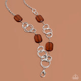 Stained Glass Glamour Brown ✧ Necklace