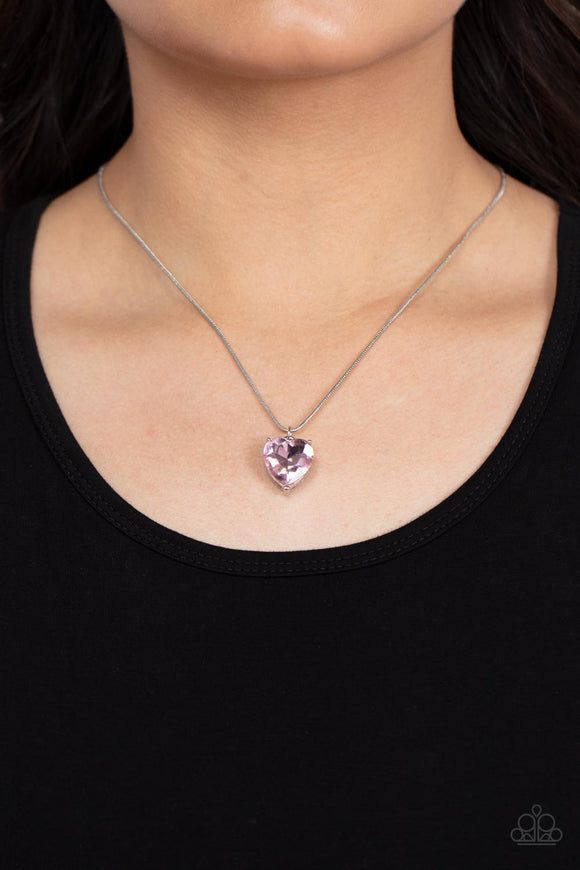 Smitten with Style Pink ✧ Heart Necklace
