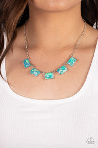 Blue,Necklace Short,Opalescent Oblivion Blue ✧ Opalescent Necklace