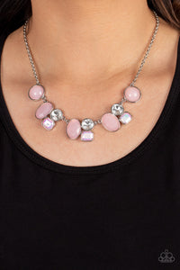 Light Pink,Necklace Short,Pink,Fantasy World Pink ✧ Necklace