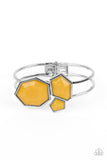 Tourist TRAPEZOID Yellow ✧ Hinged Bracelet