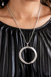 Necklace Medium,Necklace Short,Sets,White,Encrusted Elegance White ✧ Necklace