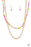 Happy Looks Good on You Multi ✧ Seed Bead Necklace