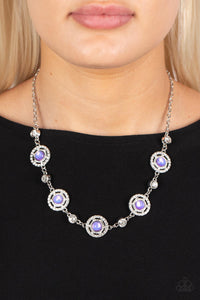 Necklace Short,Opalescent,Purple,Summer Dream Purple ✧ Opalescent Necklace