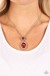Holiday,Necklace Short,Red,Castle Diamonds Red ✧ Necklace