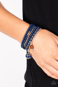 Blue,Bracelet Stretchy,Epic Escapade Blue ✧ Stretch Bracelet