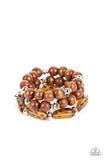 WILD-Mannered Brown ✧ Stretch Bracelet