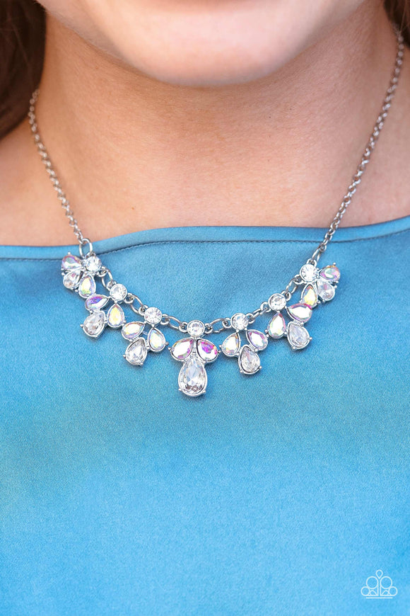 See in a New STARLIGHT White ✧ Iridescent Necklace