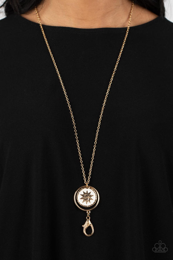 Cretian Crest Gold ✧ Lanyard Necklace