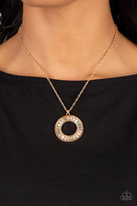 Gold,Iridescent,Necklace Medium,Necklace Short,Clique Couture Gold ✧ Iridescent Necklace