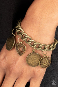 Bracelet Clasp,Brass,Hearts,Complete CHARM-ony Brass✧ Bracelet