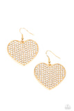 Romantic Reign Gold ✧ Heart Earrings