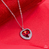Sweethearts Stroll Red ✧ Heart Necklace