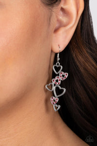 Earrings Fish Hook,Hearts,Red,Valentine's Day,Sweetheart Serenade Multi ✧Heart Earrings
