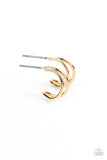 Charming Crescents Gold ✧ Hoop Earrings