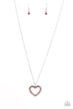 Dainty Darling Pink ✧ Heart Necklace
