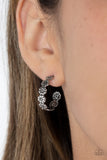 Floral Fad Silver✧ Hoop Earrings