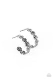 Floral Fad Silver✧ Hoop Earrings