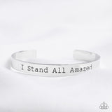 I Stand All Amazed Silver ✧ Cuff Bracelet