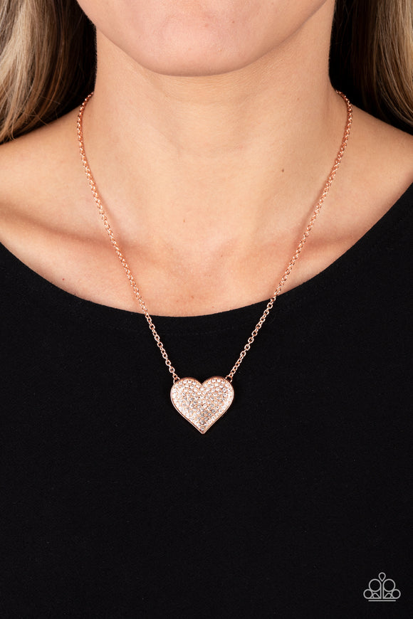 Spellbinding Sweetheart Copper ✧ Heart Necklace