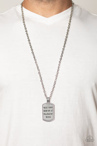 Inspirational,Men's Necklace,Necklace Long,Silver,Empire State of Mind Silver ✧ Necklace
