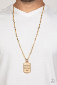 Faith,Gold,Necklace Long,Empire State of Mind Gold ✧ Necklace