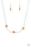 Bewitching Beading Orange ✧ Seed Bead Necklace