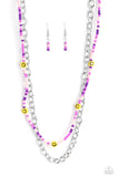 Happy Looks Good on You Purple ✧ Necklace