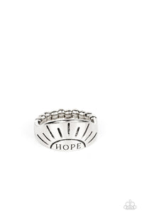 Faith,Inspirational,Ring Skinny Back,Silver,Hope Rising Silver ✧ Ring