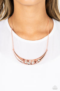 Copper,Necklace Short,Opalescent,Bejeweled Baroness Copper ✧ Opalescent Necklace