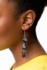 Blue,Earrings Fish Hook,Sets,Cheeky Cascade Blue ✧ Earrings