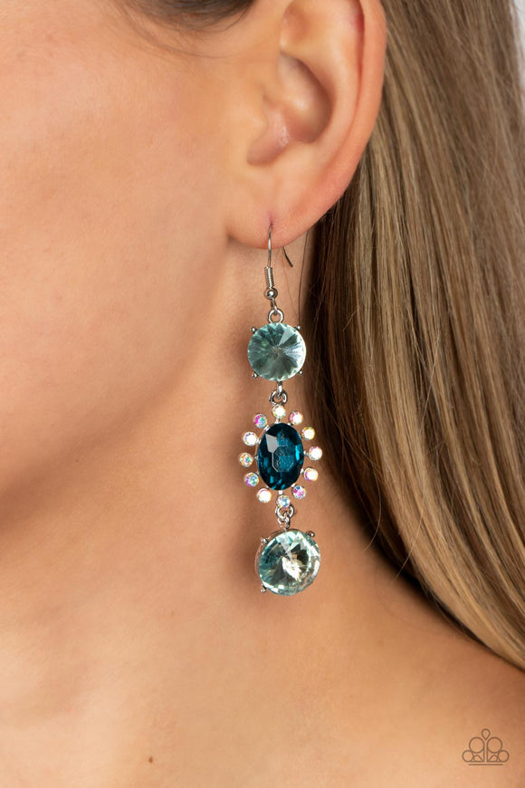 Magical Melodrama Blue ✧ Iridescent Earrings