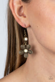 Free-Spirited Flourish Brass ✧ Earrings