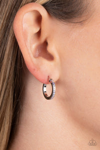 Earrings Hoop,Iridescent,Multi-Colored,Silver,Audaciously Angelic Multi ✧ Iridescent Hoop Earrings