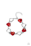 Sentimental Sweethearts Red ✧ Heart Bracelet