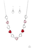 Contemporary Cupid Multi ✧ Heart Necklace