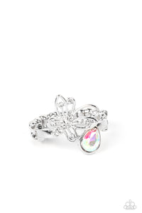 Butterfly,Iridescent,Multi-Colored,Ring Skinny Back,Flawless Flutter Multi ✧ Iridescent Butterfly Ring