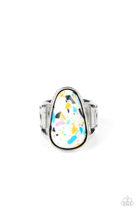 Multi-Colored,Ring Wide Back,White,Bodacious Babe White ✧ Ring