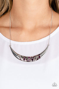 Hematite,Necklace Short,Purple,Bejeweled Baroness Purple ✧ Hematite Necklace