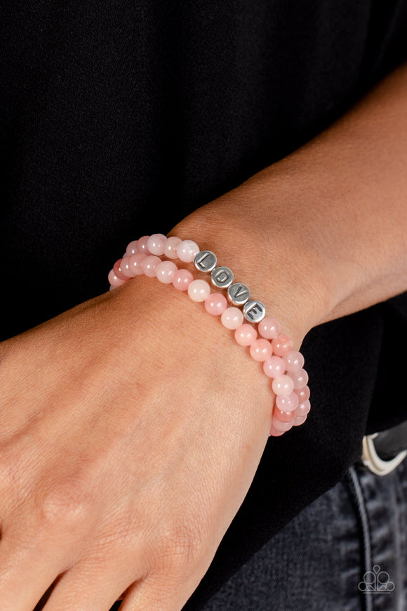 Devoted Dreamer Pink ✧ Stretch Bracelet