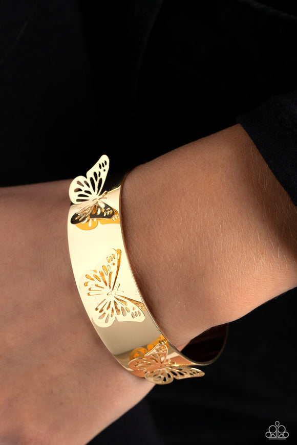 Magical Mariposas Gold ✧ Butterfly Cuff Bracelet