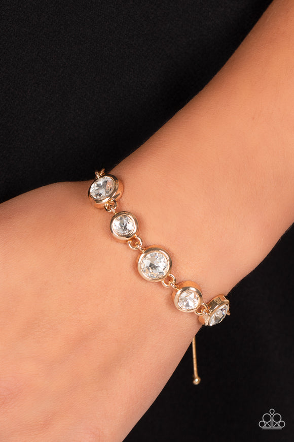 Classically Cultivated Gold ✧ Sliding Bead Bracelet