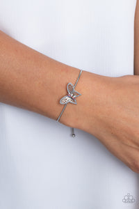 Bracelet Sliding Bead,Butterfly,Pink,UV Shimmer,Wings of Wonder Pink ✧ Butterfly UV Shimmer Sliding Bead Bracelet