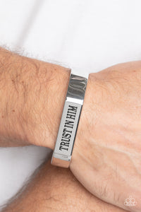 Bracelet Cuff,Faith,Silver,Trusting Trinket Silver ✧ Cuff Bracelet