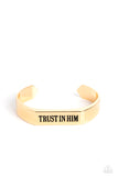 Trusting Trinket Gold ✧ Cuff Bracelet