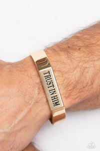 Bracelet Cuff,Faith,Gold,Men's Bracelet,Trusting Trinket Gold ✧ Cuff Bracelet