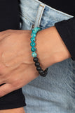 LAVA Language Blue ✧ Lava Rock Bracelet