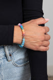 Lotus Chakra Blue ✧ Stretch Bracelet